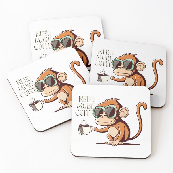Item preview, I Need Coffee Funny Animal T-Shirt designed and sold by RemyTub.