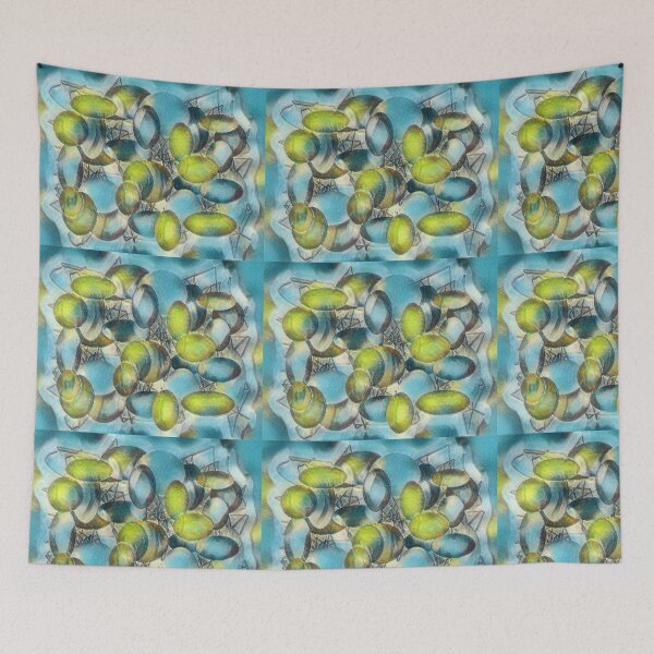Item preview, Green blue Grapes? why not Abstract designed and sold by DianeBP.