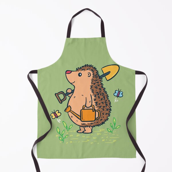 Item preview, Gardening hedgehog designed and sold by ArtStyleAlice.