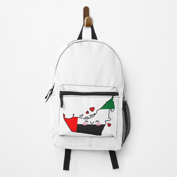 Item preview, United Arab Emirates UAE Flag Map Smile with Love designed and sold by pixelsparkzone.