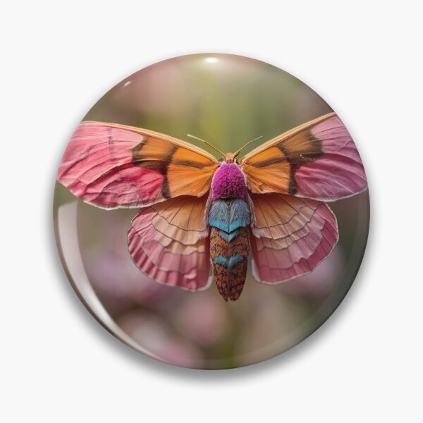 Artikelvorschau, Magenta Moth - Orange Buddha entworfen und verkauft von Glenburn Graphics.