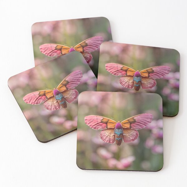 Item preview, Magenta Moth - Orange Buddha designed and sold by Glenburn Graphics.
