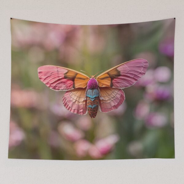 Item preview, Magenta Moth - Orange Buddha designed and sold by Glenburn Graphics.