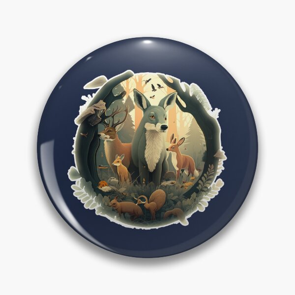 Item preview, Forest Animals Illustration designed and sold by NaNaSpaceStore.