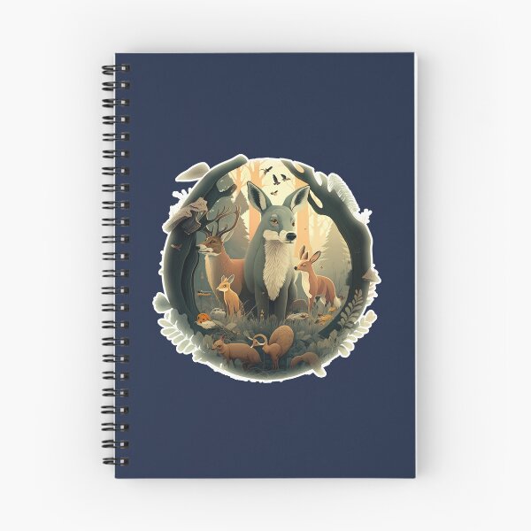 Item preview, Forest Animals Illustration designed and sold by NaNaSpaceStore.