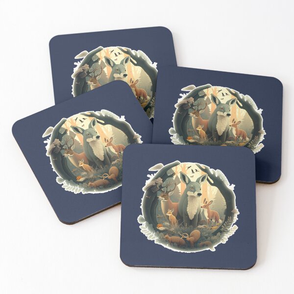 Item preview, Forest Animals Illustration designed and sold by NaNaSpaceStore.