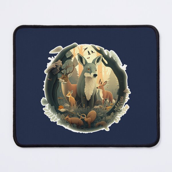Item preview, Forest Animals Illustration designed and sold by NaNaSpaceStore.