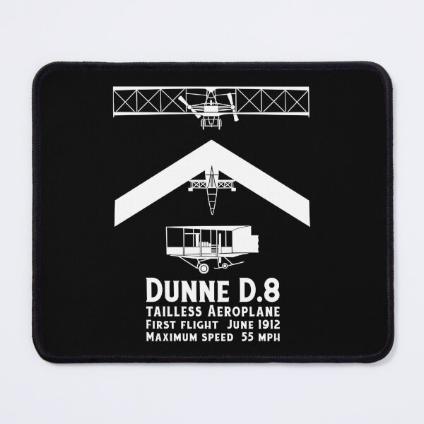 Item preview, Dunne D8 WW1 Tailless Biplane Infographic Diagrams designed and sold by MilitaryMart.