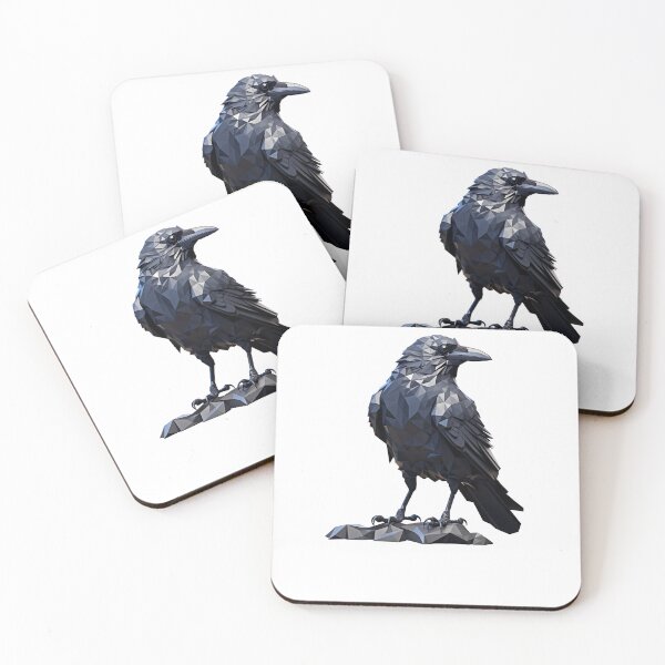Item preview, Polygon crow designed and sold by InkCreato.