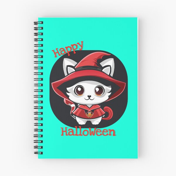 Item preview, Extremely Cute Baby Kitten in Red Witch Costume Celebrating Happy Halloween designed and sold by SemARTDesign.