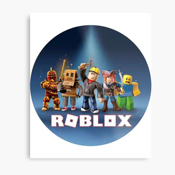 Roblox Noob Character Metal Print by Vacy Poligree - Pixels