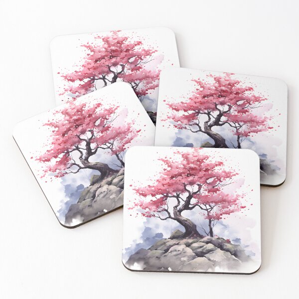 Item preview, Cherry Charm: A Watercolor Sakura Scene designed and sold by Shirtastically.