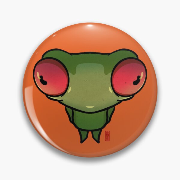 Item preview, anime fisheye about to snap at my frogging limit frog designed and sold by DingHuArt.