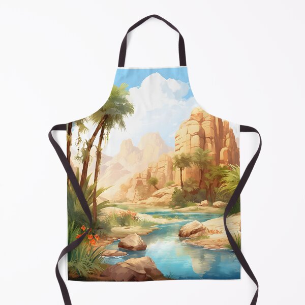 Item preview, Desert Dream: Watercolor Oasis Scene designed and sold by Shirtastically.