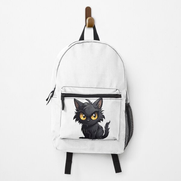 Item preview, Cartoon Style Cute Black Kitty Black Cat Halloween Black Cat Sticker Art Prints and More designed and sold by Kevin Lou.