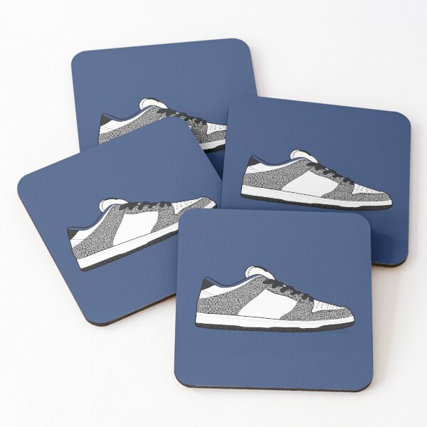 Item preview, Dunk Low "White Cement" designed and sold by Graphkicks.