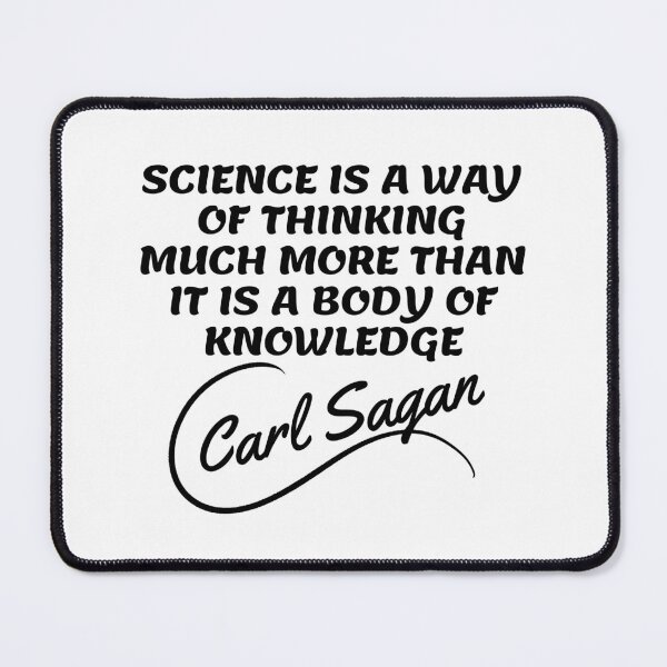 Item preview, Carl Sagan Quotes - Knowledge Writer Pastel designed and sold by Writer Quotes.