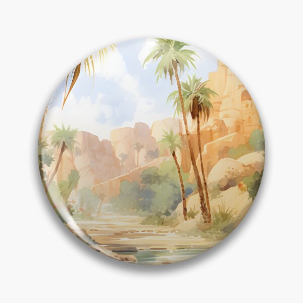 Item preview, Oasis Elegance: Watercolor Desert Scene designed and sold by Shirtastically.