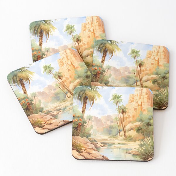 Item preview, Oasis Elegance: Watercolor Desert Scene designed and sold by Shirtastically.