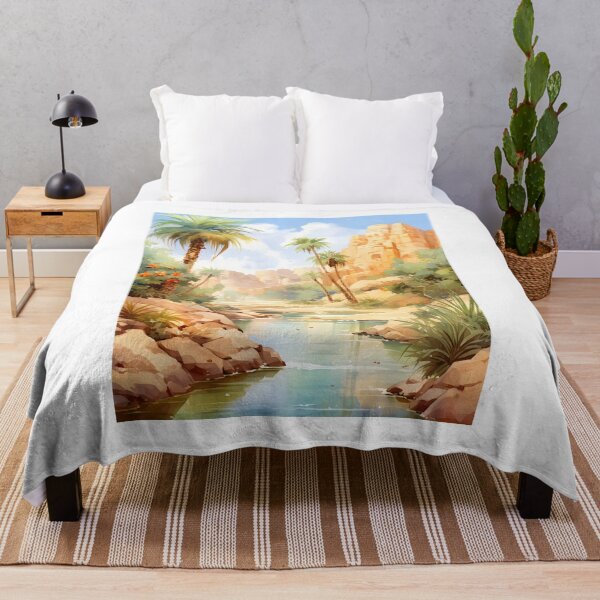 Item preview, Oasis Elegance: Watercolor Desert Scene designed and sold by Shirtastically.