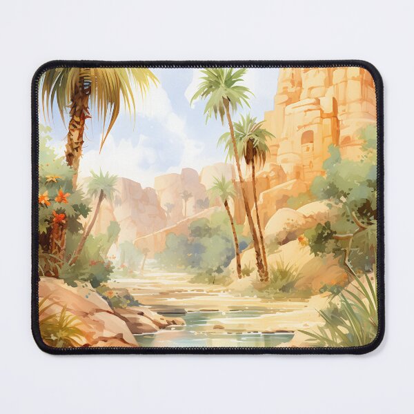 Item preview, Oasis Elegance: Watercolor Desert Scene designed and sold by Shirtastically.