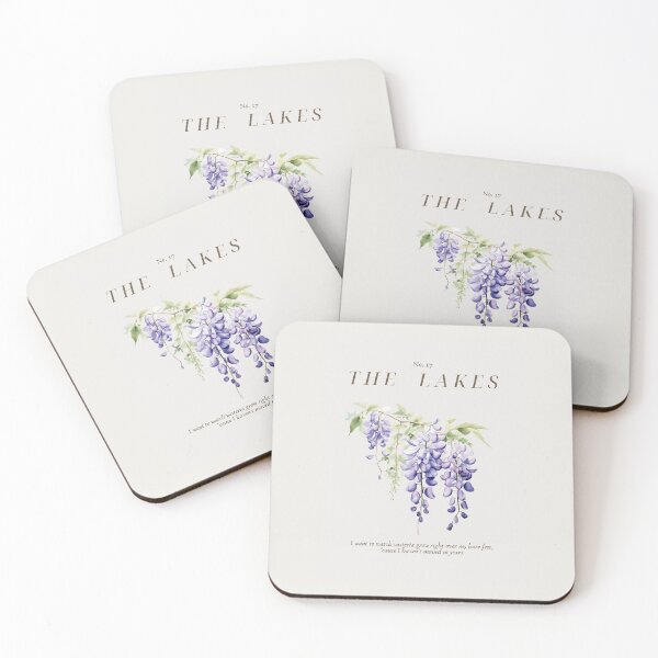 Item preview, the lakes  poster - minimal, elegant, botanical  designed and sold by Daylight Co Creatives.
