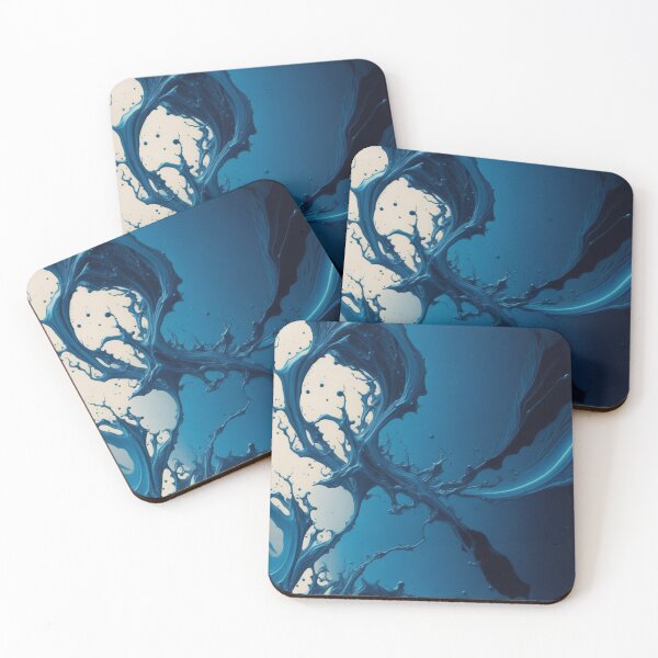 Item preview, Blue Liquid Water Splash Art designed and sold by TondoMeander.