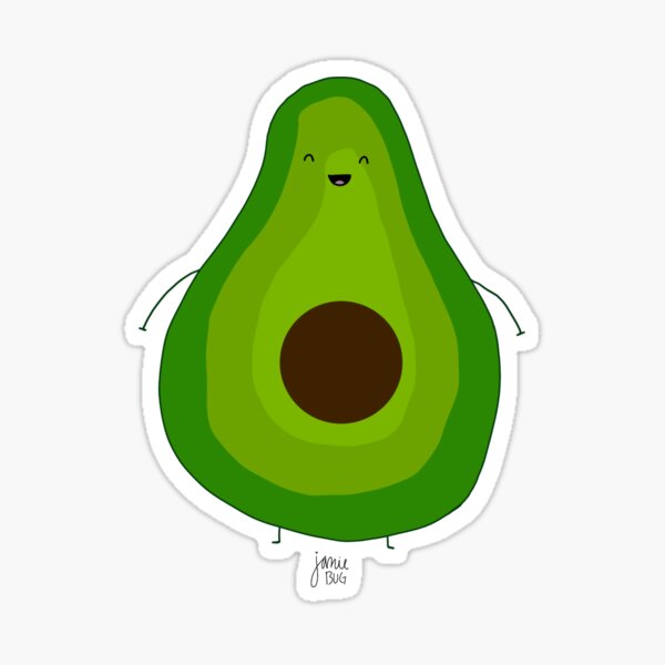 Emotional Support Avocado: You've Totally Guac This! Sticker for Sale by  CodedCraftsShop