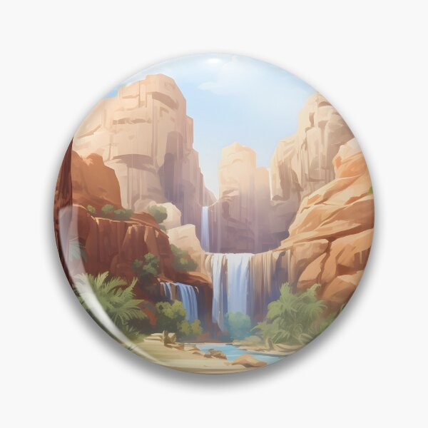 Item preview, Oasis Whispers: A Watercolor Desert Scene designed and sold by Shirtastically.