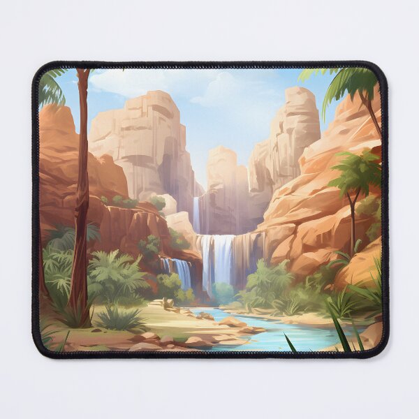 Item preview, Oasis Whispers: A Watercolor Desert Scene designed and sold by Shirtastically.