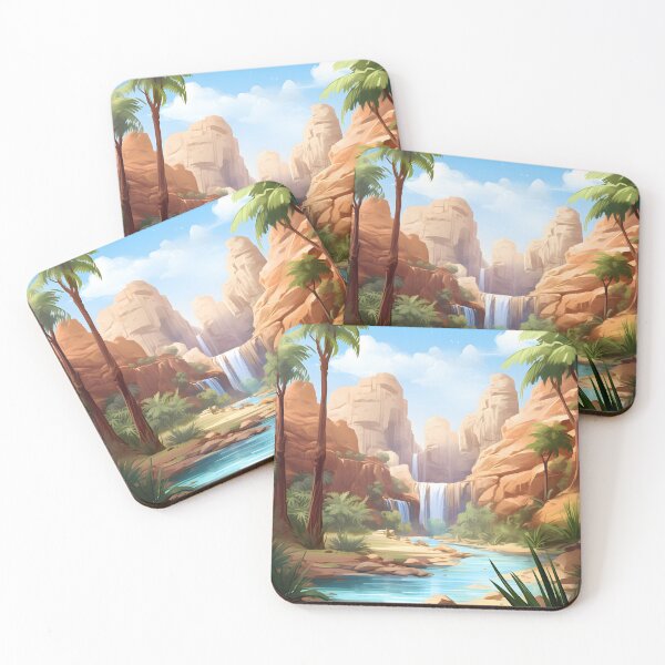Item preview, Oasis Whispers: A Watercolor Desert Scene designed and sold by Shirtastically.