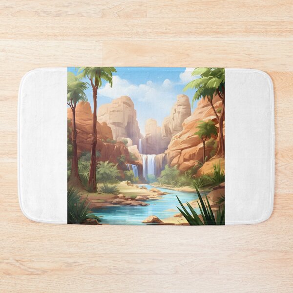 Item preview, Oasis Whispers: A Watercolor Desert Scene designed and sold by Shirtastically.