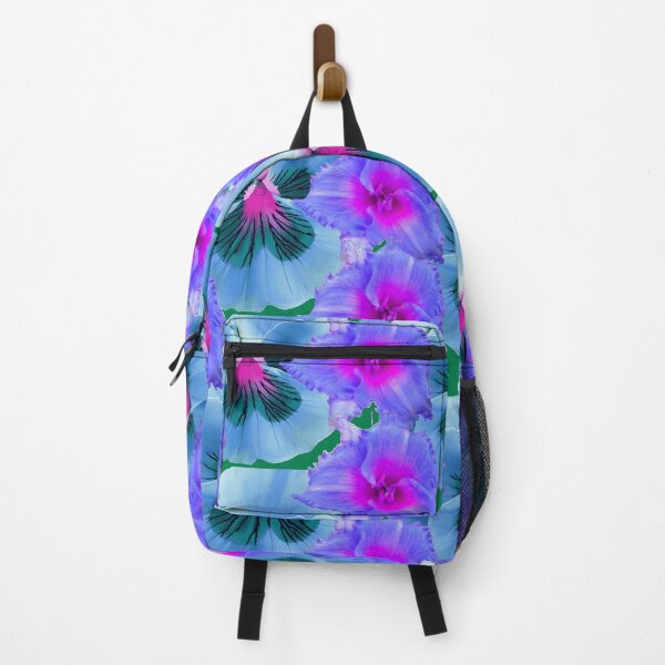 Item preview, BLUE PANSY PATTERN PURPLE LILY GARDEN ART designed and sold by sharlesart.