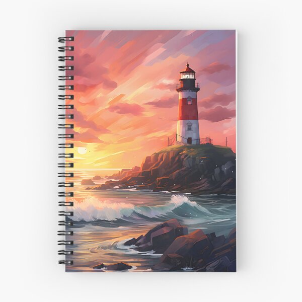 Item preview, Beacon Beauty: Watercolor Lighthouse Scene designed and sold by Shirtastically.