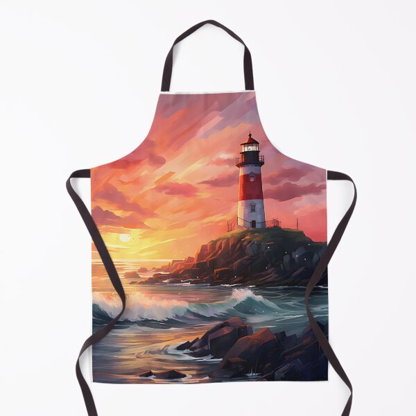 Item preview, Beacon Beauty: Watercolor Lighthouse Scene designed and sold by Shirtastically.