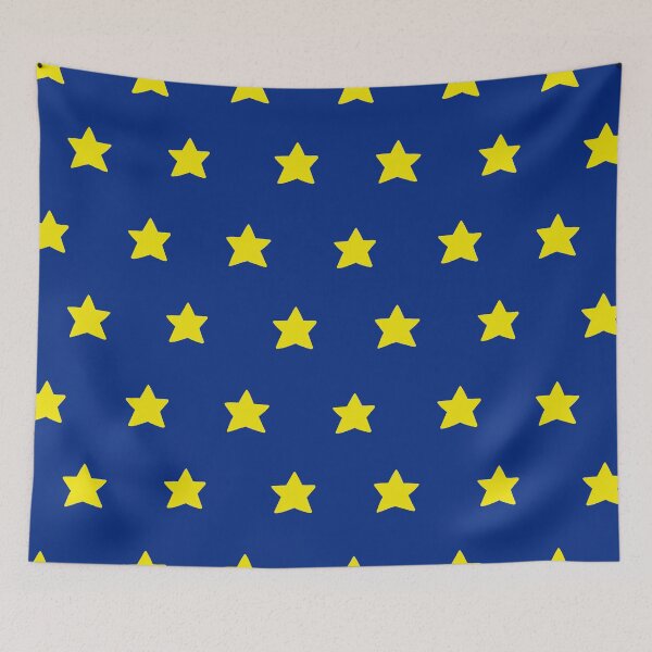 Item preview, Blue and Yellow Starry Pattern designed and sold by Relatively.