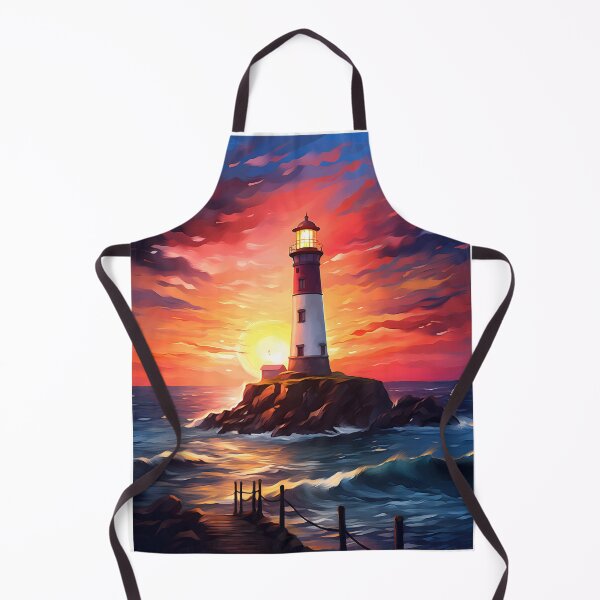 Item preview, Dusk Dream: Watercolor Lighthouse Scene designed and sold by Shirtastically.