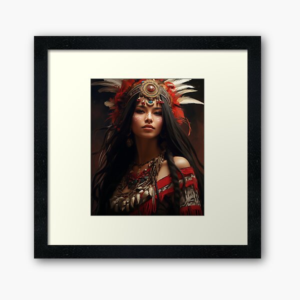 Item preview, Indian Goddess - American Goddess designed and sold by GoddessSoul.