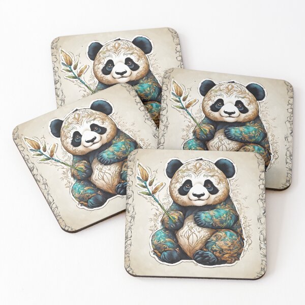 Item preview, Aesthetic Portrait: Panda Serenity Harmonious Hues designed and sold by Noorkin.