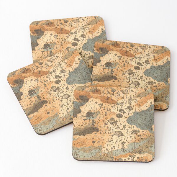 Item preview, Desert Multi Coloured Orange Pattern designed and sold by Theo-B.