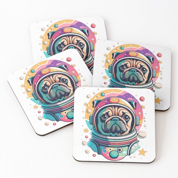 Item preview, Retro Pug Astronaut Adventure designed and sold by RemyTub.