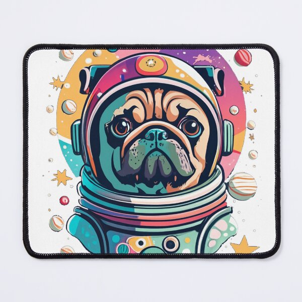Item preview, Retro Pug Astronaut Adventure designed and sold by RemyTub.