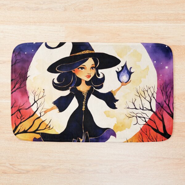 Item preview, Magic Moonlight Halloween cat designed and sold by ElLocoMus.