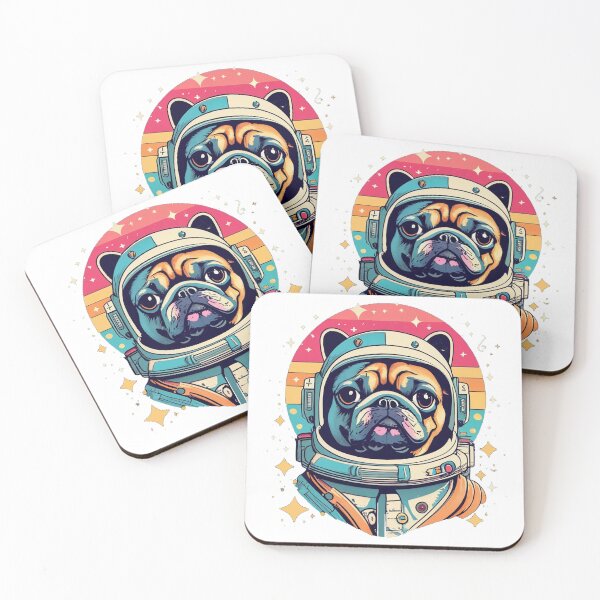 Item preview, Retro Pug Astronaut Adventure designed and sold by RemyTub.