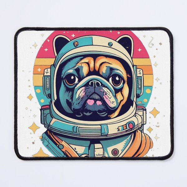Item preview, Retro Pug Astronaut Adventure designed and sold by RemyTub.
