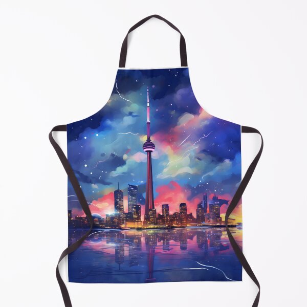 Item preview, Cityscape Charm: Watercolor Night Scene designed and sold by Shirtastically.
