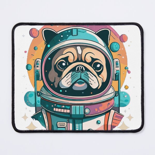 Item preview, Retro Pug Astronaut Adventure designed and sold by RemyTub.