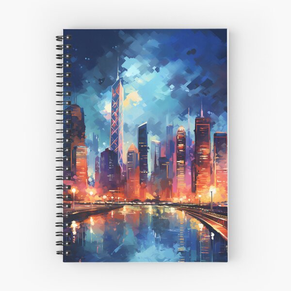 Item preview, Urban Unwind: A Watercolor Cityscape designed and sold by Shirtastically.