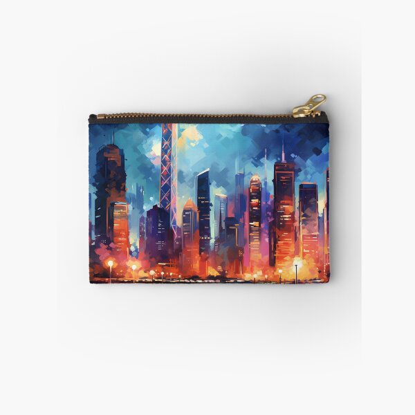 Item preview, Urban Unwind: A Watercolor Cityscape designed and sold by Shirtastically.