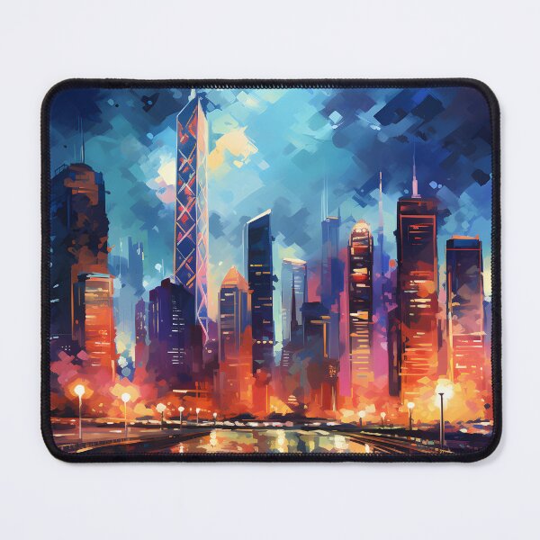 Item preview, Urban Unwind: A Watercolor Cityscape designed and sold by Shirtastically.